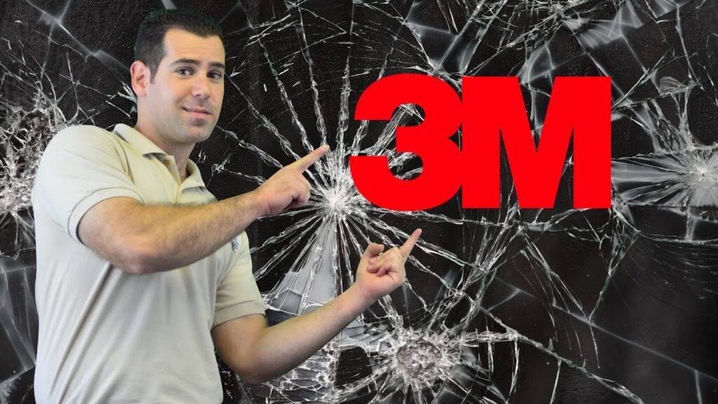 3m Security Window Film Demonstration By Silver Eagle Locksmith