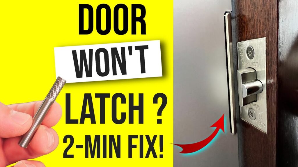 Door Wont Latch Shut 2 Min Fix Door Wont Shut
