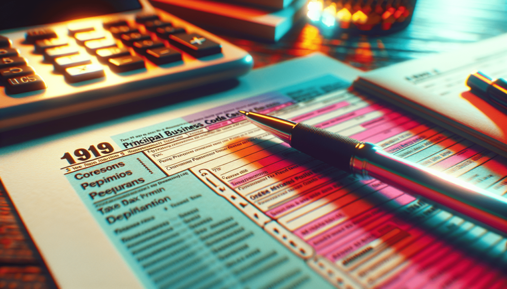 Why Is Turbotax Asking For A Principal Business Code